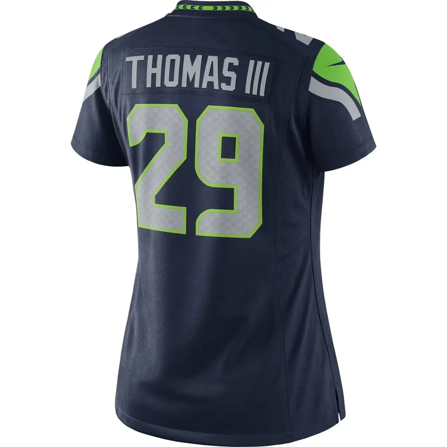 Earl Thomas Seattle Seahawks Nike Women's Limited Jersey - Navy Blue - Image 3