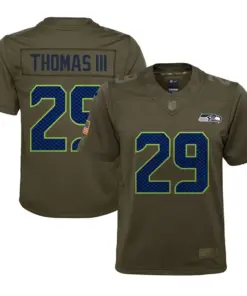 Earl Thomas Seattle Seahawks Nike Youth Salute to Service Game Jersey - Green