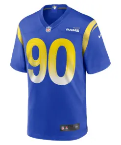 Earnest Brown IV Los Angeles Rams Nike Game Player Jersey - Royal Blue - Image 3