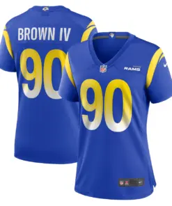 Earnest Brown IV Los Angeles Rams Nike Women's Game Player Jersey - Royal Blue