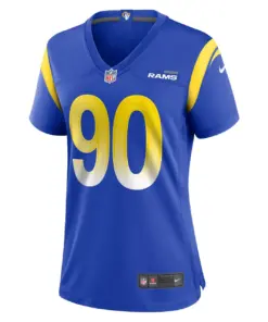 Earnest Brown IV Los Angeles Rams Nike Women's Game Player Jersey - Royal Blue - Image 3