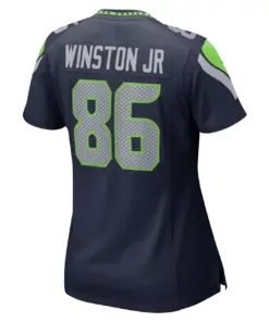 Easop Winston Jr. Seattle Seahawks Nike Women's Home Game Player Jersey - College Navy - Image 4