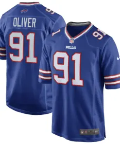 Ed Oliver Buffalo Bills Nike Team Game Player Jersey - Royal Blue