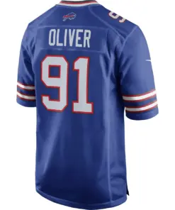 Ed Oliver Buffalo Bills Nike Team Game Player Jersey - Royal Blue - Image 4