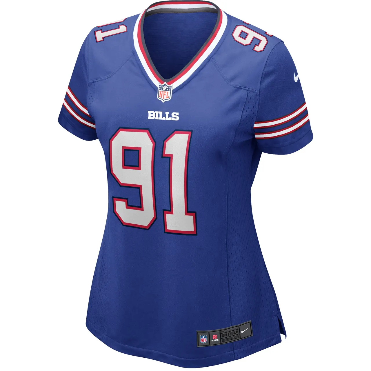 Ed Oliver Buffalo Bills Nike Women's Game Jersey - Royal Blue - Image 3