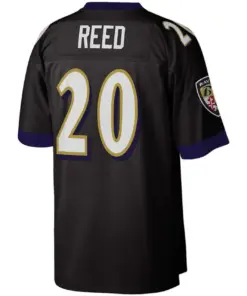 Ed Reed Baltimore Ravens Mitchell & Ness Legacy Replica Jersey - Black - Image 4