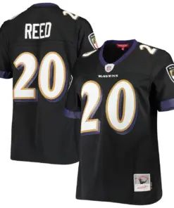 Alternative view of Ed Reed Baltimore Ravens Mitchell & Ness Women's Team Legacy Replica Jersey - Black