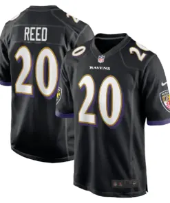 Ed Reed Baltimore Ravens Nike Game Retired Player Jersey - Purple - Image 5