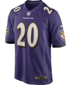 Ed Reed Baltimore Ravens Nike Retired Player Game Jersey - White - Image 9