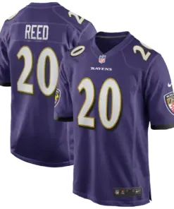 Ed Reed Baltimore Ravens Nike Retired Player Game Jersey - White - Image 24