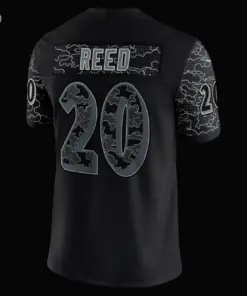 Ed Reed Baltimore Ravens Nike RFLCTV Retired Player Limited Jersey - Black - Image 7