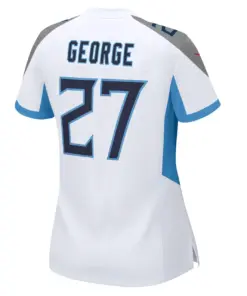 Eddie George Tennessee Titans Nike Women's Retired Player Game Jersey - White - Image 4