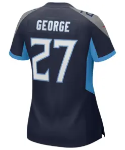 Eddie George Tennessee Titans Nike Women's Retired Player Game Jersey - White - Image 7