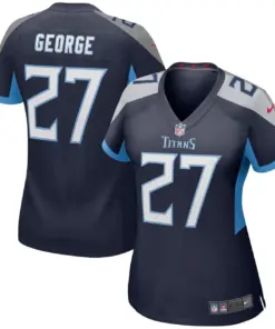 Eddie George Tennessee Titans Nike Women's Retired Player Game Jersey - White - Image 5