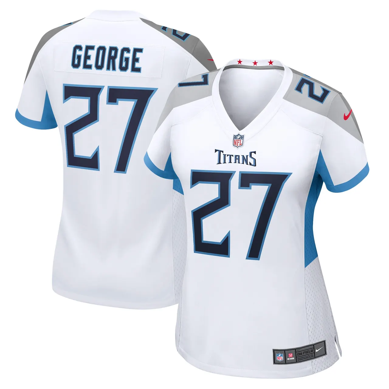 Eddie George Tennessee Titans Nike Women's Retired Player Game Jersey - White