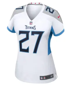 Eddie George Tennessee Titans Nike Women's Retired Player Game Jersey - White - Image 3