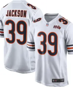 Eddie Jackson Chicago Bears Nike 100th Season Game Jersey - White