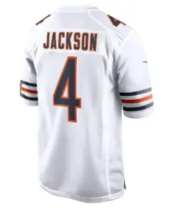Eddie Jackson Chicago Bears Nike Game Jersey - White - Image 4