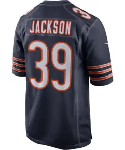 Eddie Jackson Chicago Bears Nike Player Game Jersey - Navy - Image 3