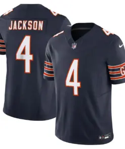 Alternative view of Eddie Jackson Chicago Bears Nike Vapor F.U.S.E. Limited Jersey - Navy