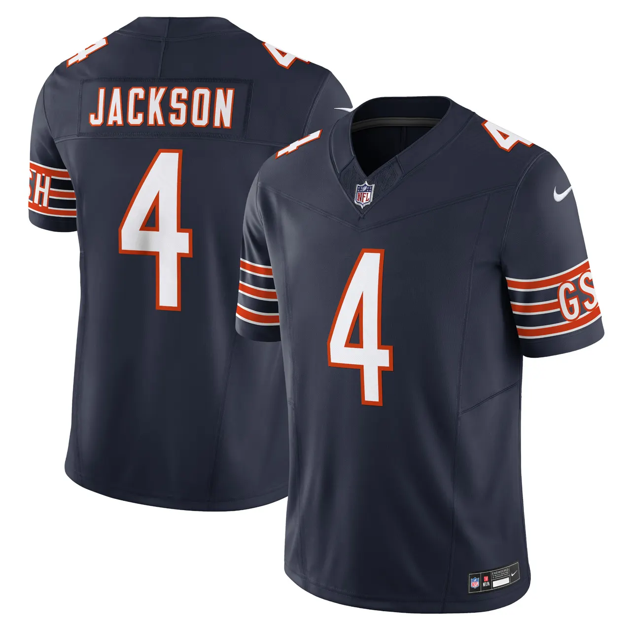 Eddie Jackson Chicago Bears Nike Vapor F.U.S.E. Limited Jersey - Navy - Image 2