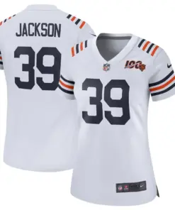 Eddie Jackson Chicago Bears Nike Women's Alternate Classic 100th Season Game Jersey - White