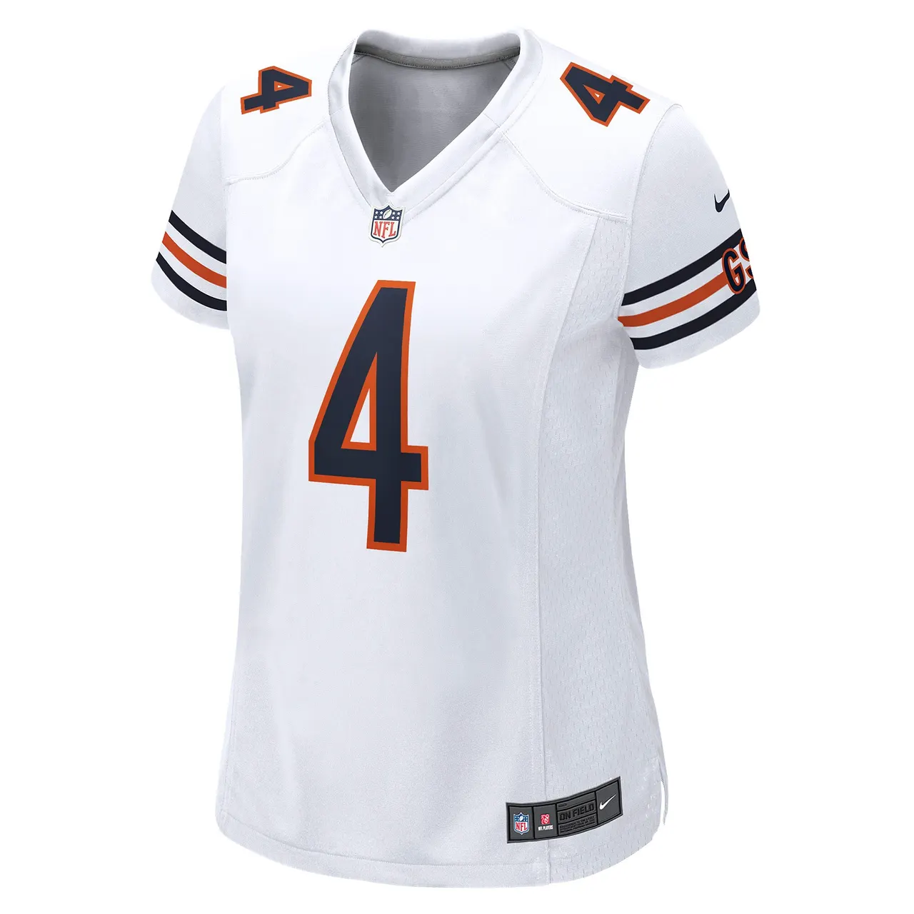 Eddie Jackson Chicago Bears Nike Women's Game Jersey - White - Image 3