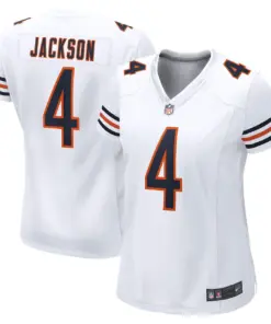 Eddie Jackson Chicago Bears Nike Women's Game Jersey - White - Image 2