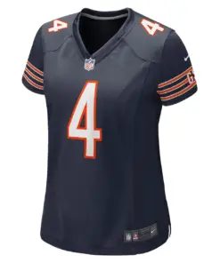 Eddie Jackson Chicago Bears Nike Women's Game Player Jersey - Navy - Image 3