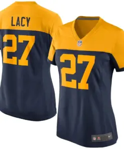 Eddie Lacy Green Bay Packers Nike Women's Alternate Game Jersey - Navy