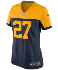 Eddie Lacy Green Bay Packers Nike Women's Alternate Game Jersey - Navy - Image 2