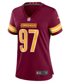 Efe Obada Washington Commanders Nike Women's Game Jersey - Burgundy - Image 3