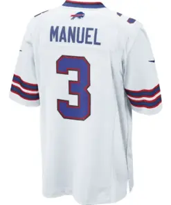 EJ Manuel Buffalo Bills Nike Game Jersey - White - Image 3