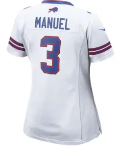 EJ Manuel Buffalo Bills Nike Women's Game Jersey - White - Image 3