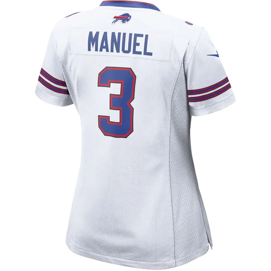 EJ Manuel Buffalo Bills Nike Women's Game Jersey - White - Image 3