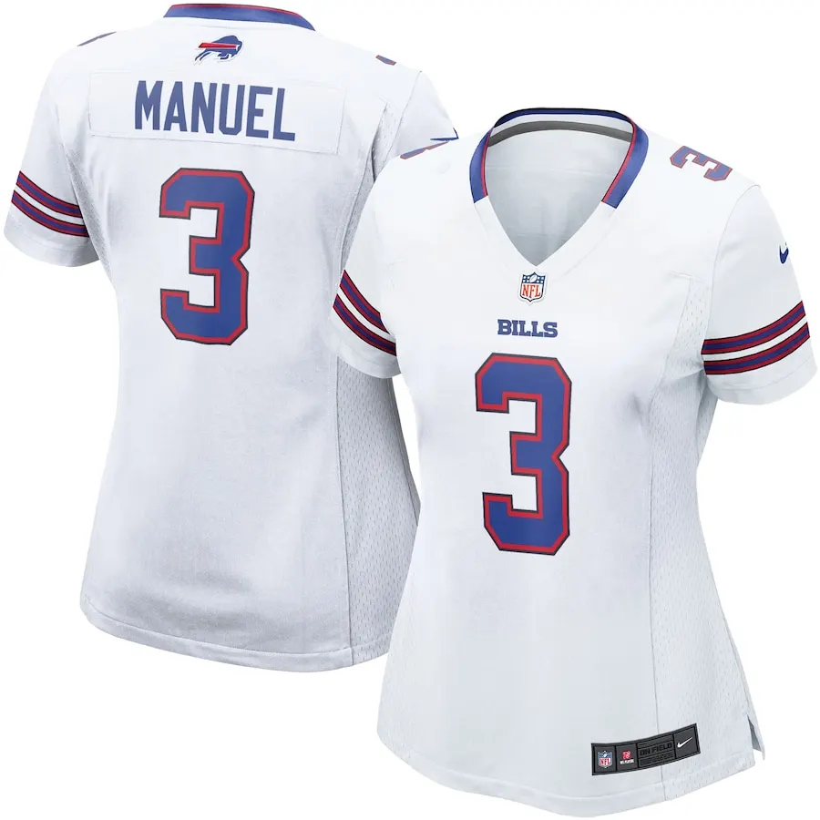 EJ Manuel Buffalo Bills Nike Women's Game Jersey - White
