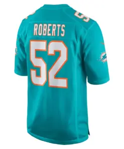 Elandon Roberts Miami Dolphins Nike Game Player Jersey - Aqua - Image 4