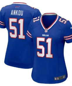 Alternative view of Eli Ankou Buffalo Bills Nike Women's Home Game Player Jersey - Royal Blue