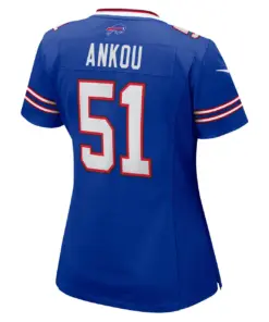 Eli Ankou Buffalo Bills Nike Women's Home Game Player Jersey - Royal Blue - Image 4