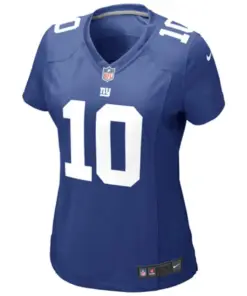 Alternative view of Eli Manning New York Giants Nike Girls Youth Game Jersey - Royal Blue