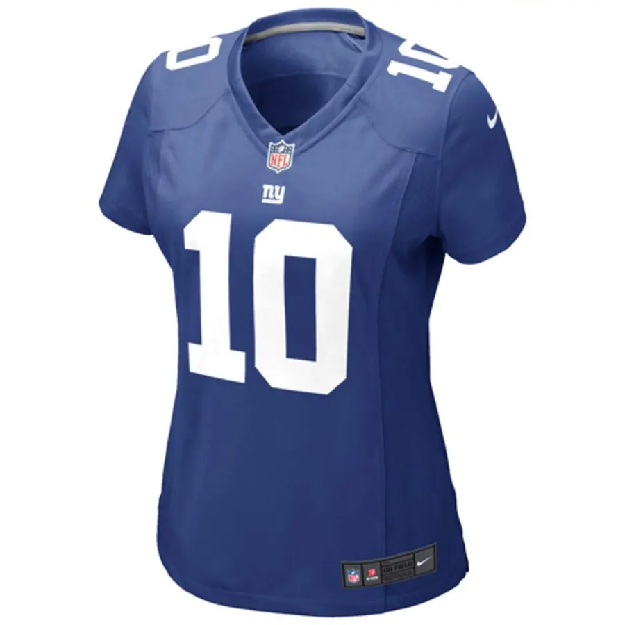 Eli Manning New York Giants Nike Girls Youth Game Jersey - Royal Blue - Image 2