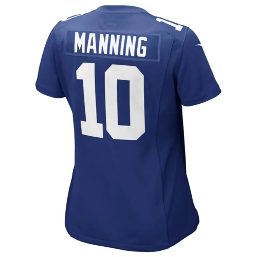 Eli Manning New York Giants Nike Girls Youth Game Jersey - Royal Blue - Image 3