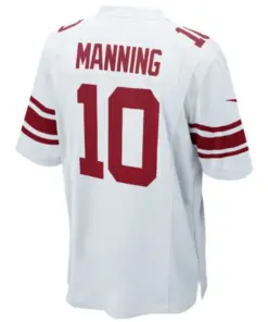 Eli Manning New York Giants Nike Youth Game Jersey - White - Image 3