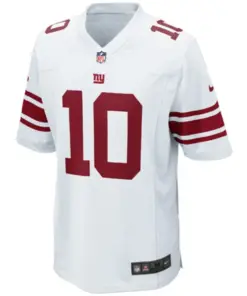 Alternative view of Eli Manning New York Giants Nike Youth Game Jersey - White