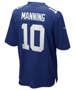 Eli Manning New York Giants Nike Youth Team Color Game Jersey - Royal Blue - Image 3