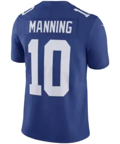 Eli Manning New York Giants Nike Youth Vapor Untouchable Limited Player Jersey - Royal Blue - Image 3