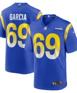 Elijah Garcia Los Angeles Rams Nike Game Player Jersey - Royal Blue