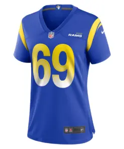Elijah Garcia Los Angeles Rams Nike Women's Game Player Jersey - Royal Blue - Image 3