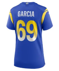 Elijah Garcia Los Angeles Rams Nike Women's Game Player Jersey - Royal Blue - Image 4