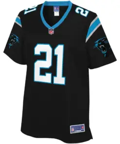 Alternative view of Elijah Holyfield Carolina Panthers NFL Pro Line Women's Team Color Player Jersey - Black